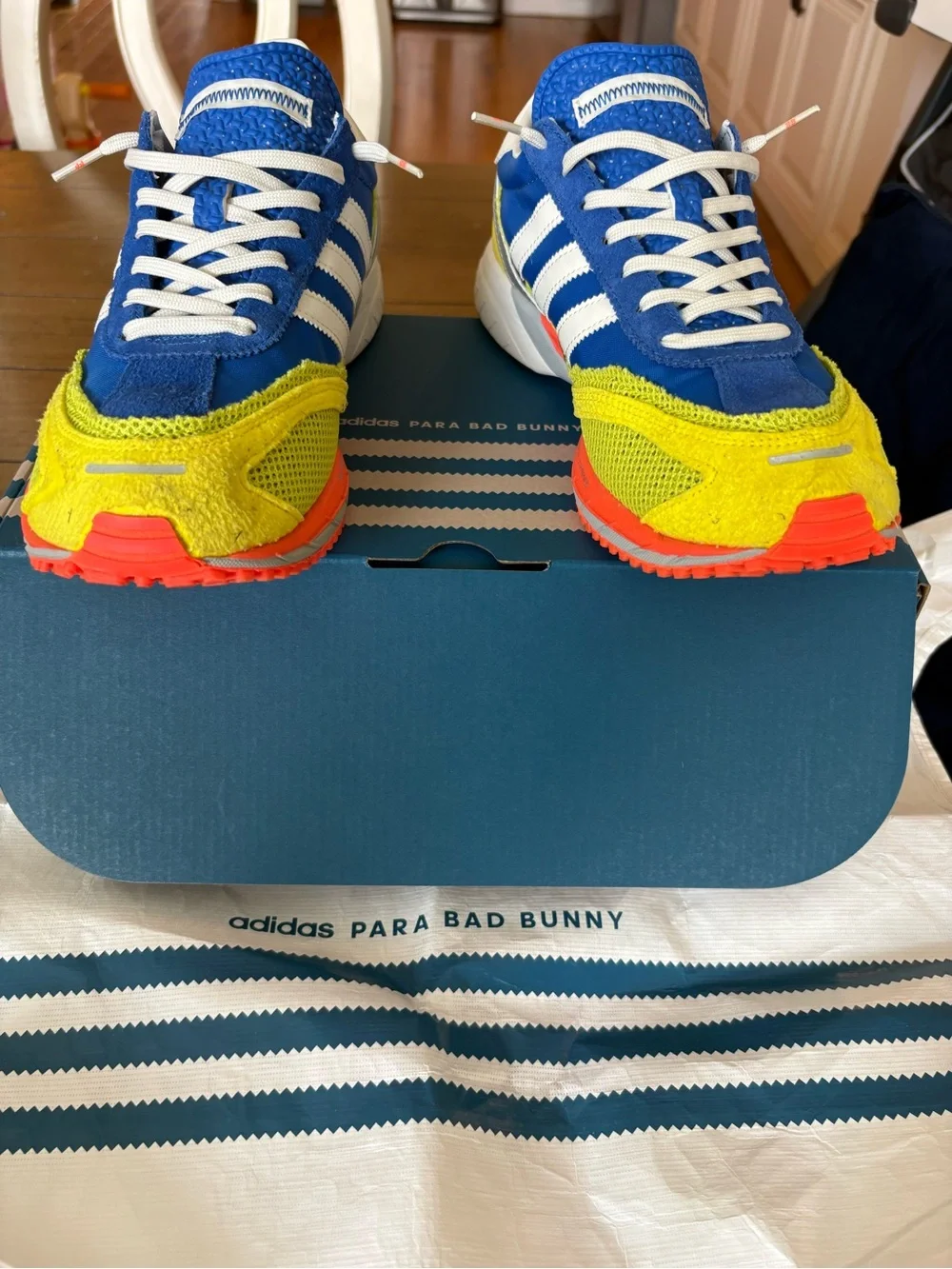 adidas Men’s Blue, Yellow & Orange Running Sneakers